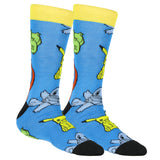 Pokemon Crew Socks Men's Pikachu Squirtle Bulbasaur Charmander 1 Pair Socks