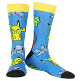 Pokemon Crew Socks Men's Pikachu Squirtle Bulbasaur Charmander 1 Pair Socks