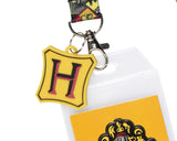 Harry Potter Hogwarts Lanyard Metal Charm ID Card Holder and Collectible Sticker