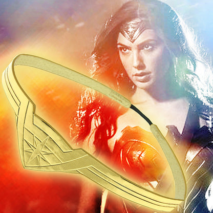 DC Comics Wonder Woman Gold Tiara Movie Superhero Costume Cosplay Stretch Band