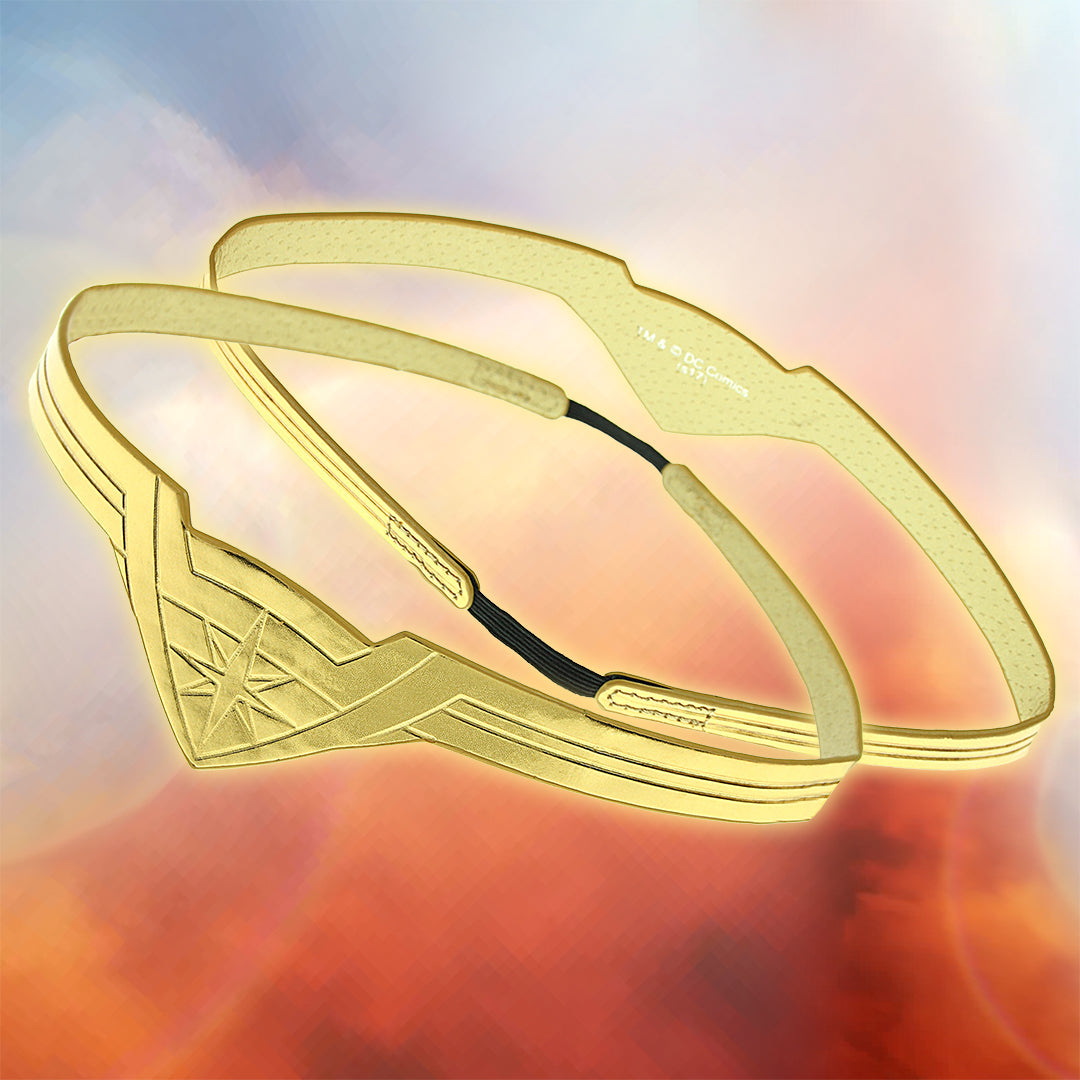 DC Comics Wonder Woman Gold Tiara Superhero Costume Cosplay XXS-SM