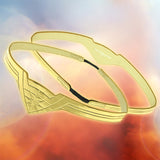 DC Comics Wonder Woman Gold Tiara For Youth Girls Superhero Costume Cosplay