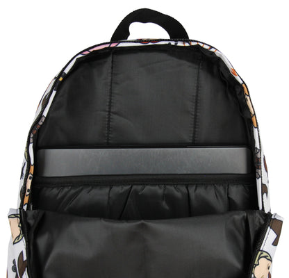 Harry Potter Laptop Backpack Chibi Characters Art Sublimated School Bag 17"