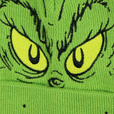 Dr. Seuss GRINCH Who Stole Christmas Pom Beanie Hat Embroidered Character