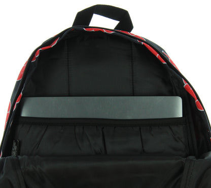 Naruto Shippuden Akatsuki Red Clouds All Over Print School Travel Laptop Backpack 17"