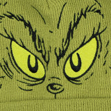 Dr. Seuss The Grinch Who Stole Christmas Embroidered Beanie Adult Cuff Knit Hat