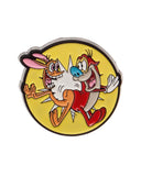 Ren and Stimpy Lapel Enamel Pin 3 Pack Set