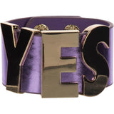 DC Comics Harley Quinn Yes Sir Cosplay Cuffs Purple - Set of 2