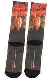 Friday The 13th Jason Blood Trail Sublimated Crew Socks 1 Pair