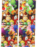 Nintendo Mario Bros. Collage Group Photo Premium Sublimated Crew Socks