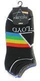 Pink Floyd Unisex Dark Side Of The Moon 5 Pair Mix and Match Ankle Socks