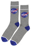 Buzz Aldrin NASA Logo Crew Socks 2 Pair Calf High
