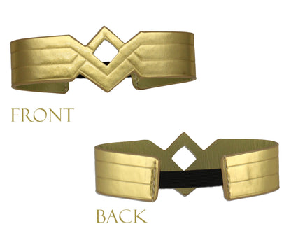 Wonder Woman Costume Accessories Cuffs Gauntlets Tiara Set Comic Book Superhero