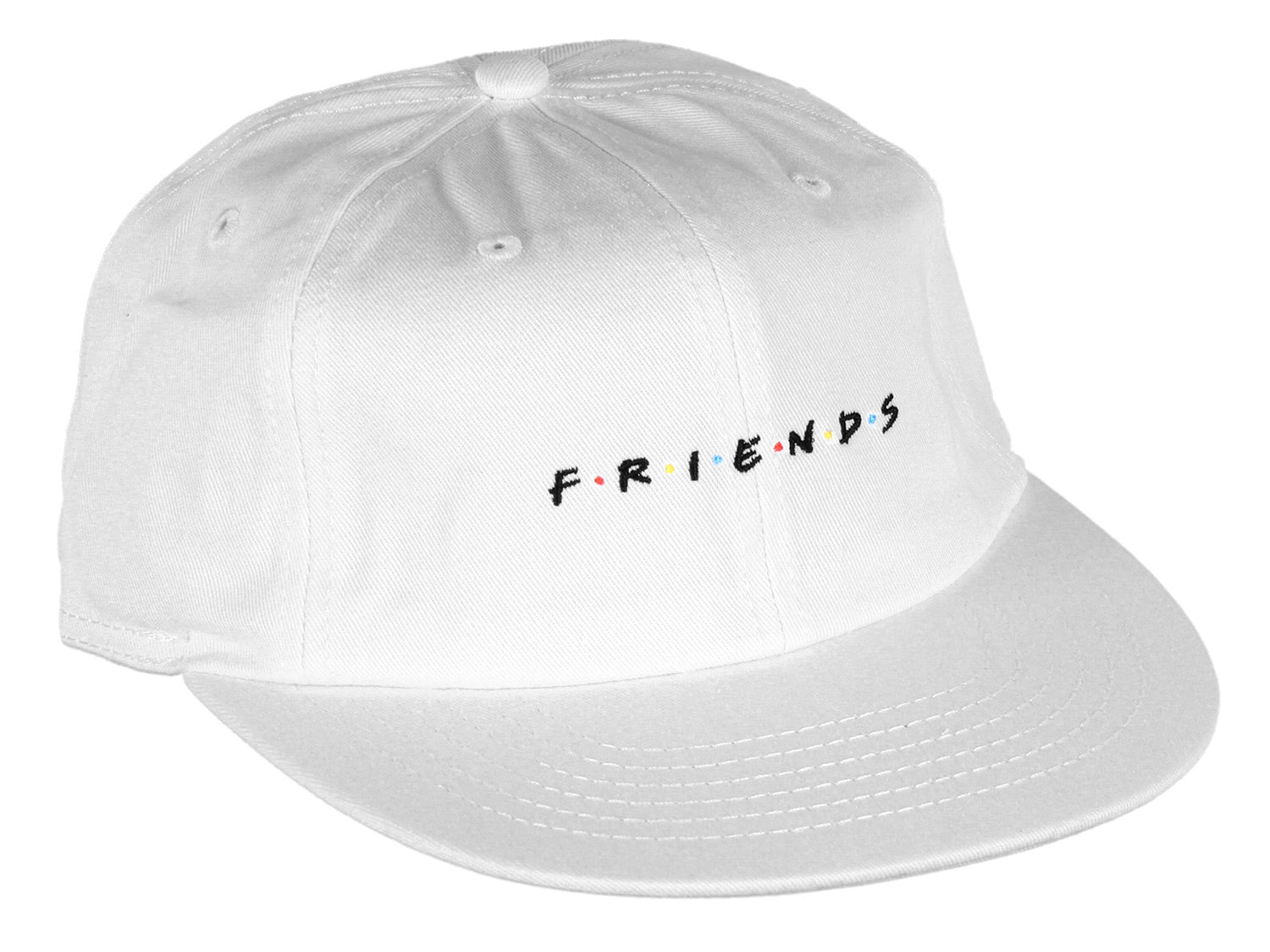 Friends TV Show Embroidered Logo Adjustable Metal Closure Dad Hat Cap