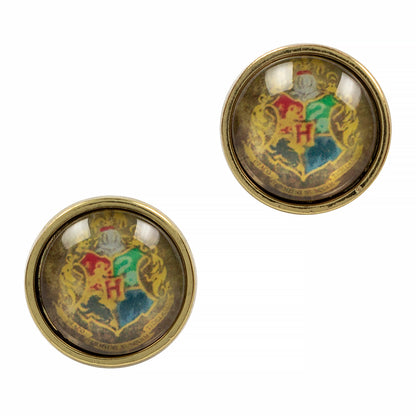 Harry Potter Hogwarts House Crest Earrings - Seven Times Six