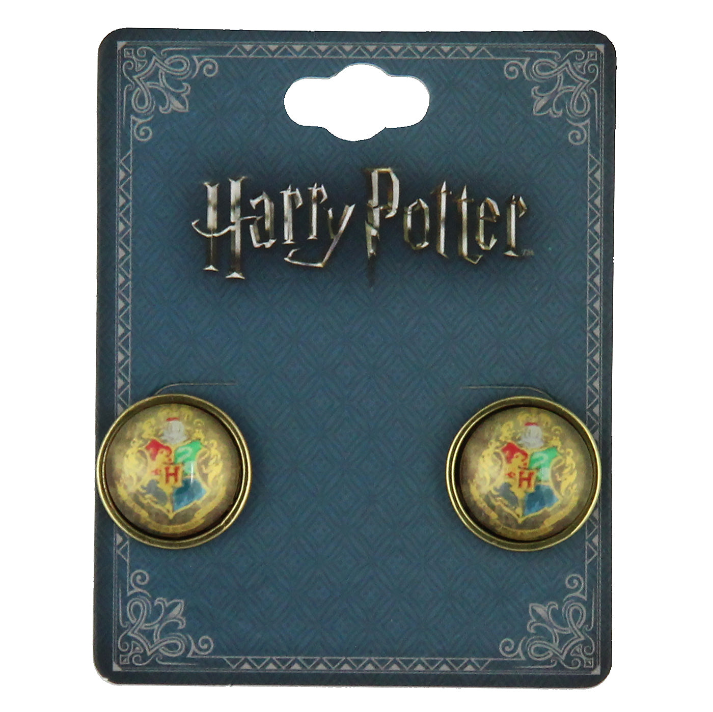 Harry Potter Hogwarts House Crest Earrings - Seven Times Six