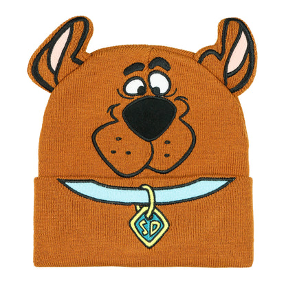 Scooby Doo Costume Hat Beanie Embroidered Scooby Original Cartoon Network Face