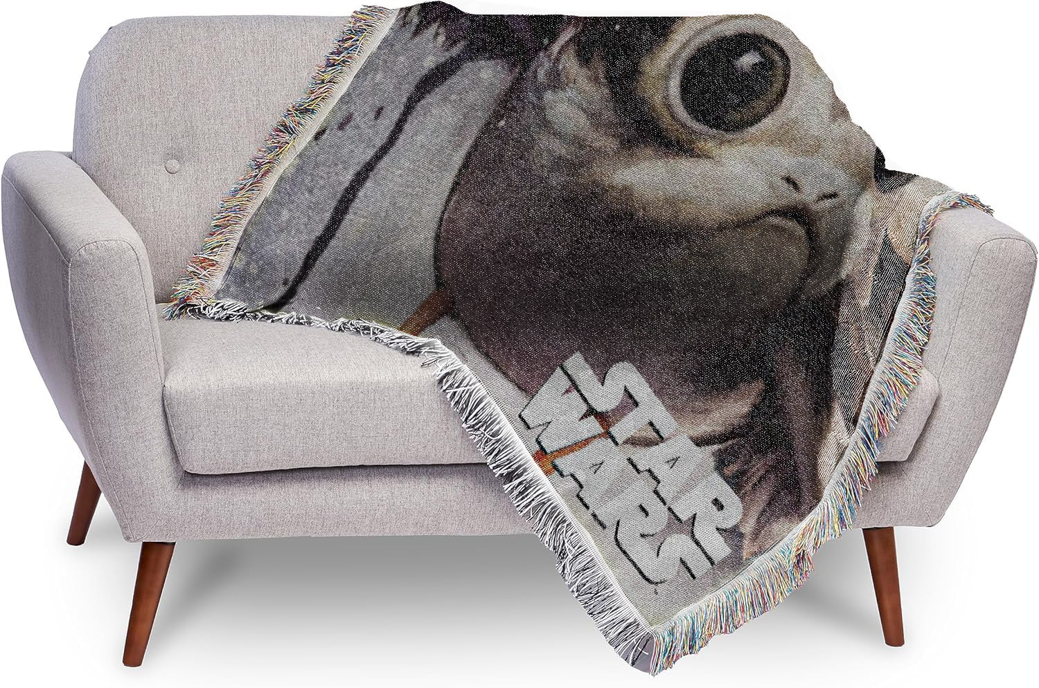 Northwest Star Wars Woven Tapestry Throw Blanket, 48" x 60", Feed the Porgs