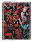 Northwest Deadpool Woven Tapestry Throw Blanket, 48" x 60", We Are All Here