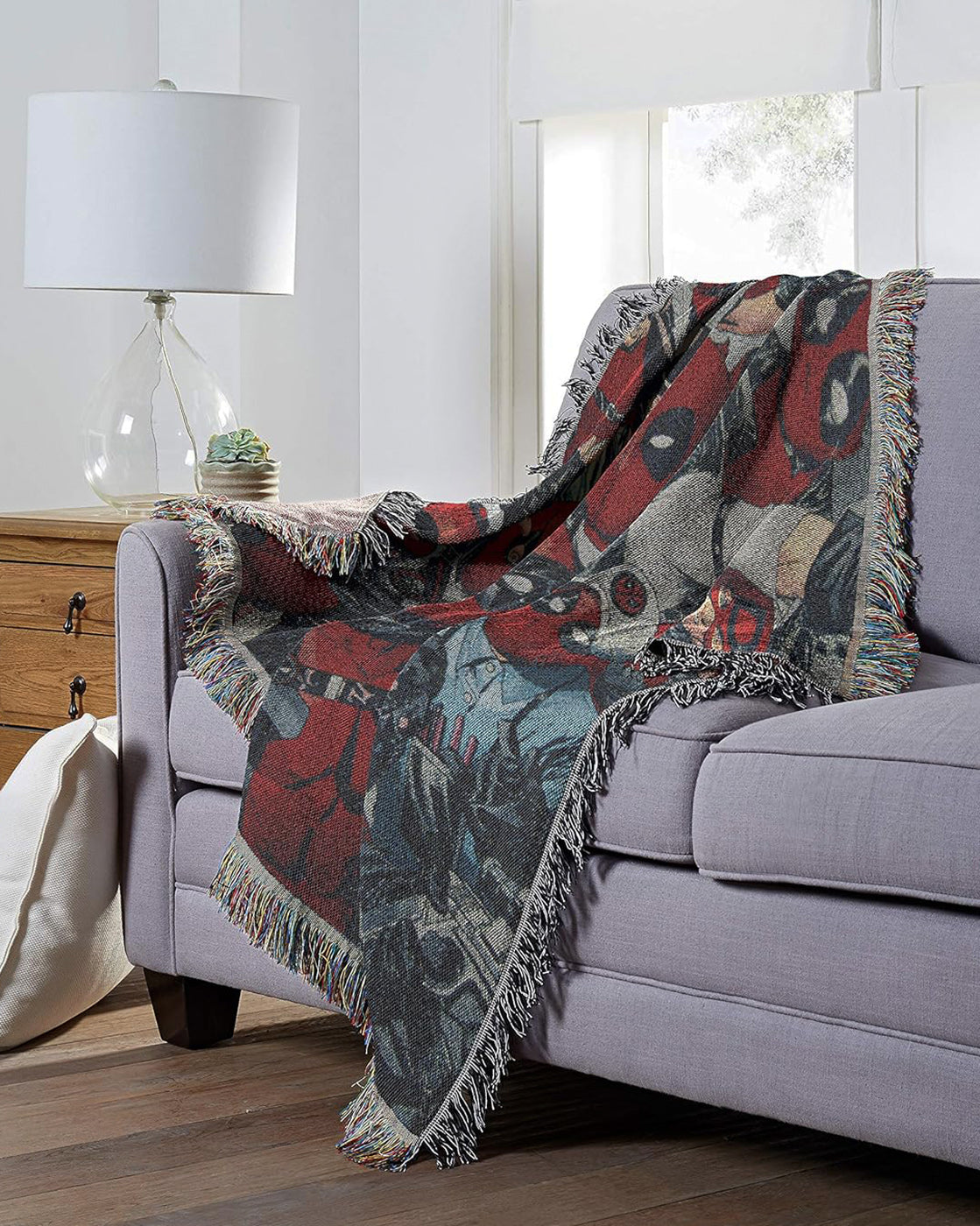 Northwest Deadpool Woven Tapestry Throw Blanket, 48" x 60", We Are All Here