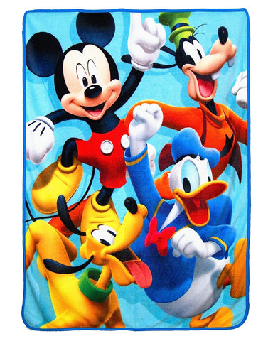 Disney's Mickey' Mouse Clubhouse, "4 Ever" Super Plush Throw Blanket, 46" x 60", Multi Color