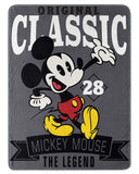 Disney Mickey Mouse Super Plush Throw The Legend 46" x 60" Blanket