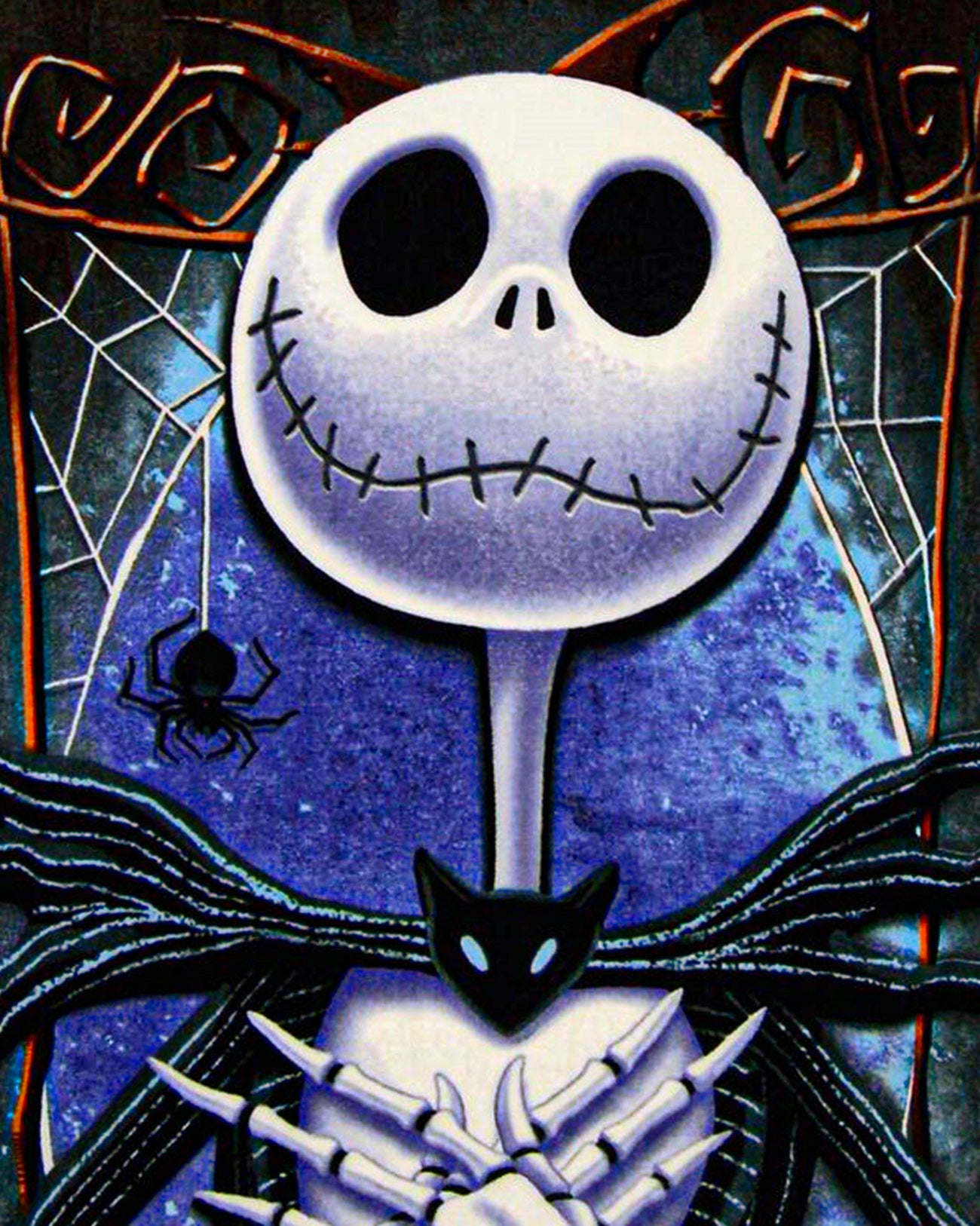 Disney's Nightmare Before Christmas Blanket Jack Skellington Throw 46" x 60"