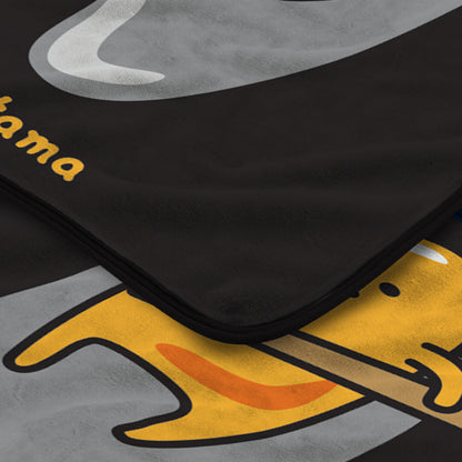 Gudetama Seriously... I Can't Fleece Super Plush Throw Blanket 46" x 60"