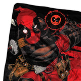 Marvel Deadpool Say Deadpool!! Quote Bubble Character Super Plush Throw Blanket