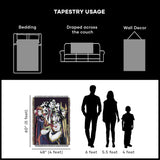 Northwest Villains Woven Tapestry Throw Blanket, 48" x 60", Villainous Group