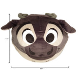 Disney Frozen II Sven Character Design Soft Plush Round Travel Cloud Pillow