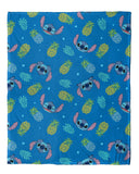 Northwest Disney's Lilo and Stitch Cloud Stretch Pillow and Silk Touch Throw Blanket Set, 14" Pillow, 40" x 50" Blanket