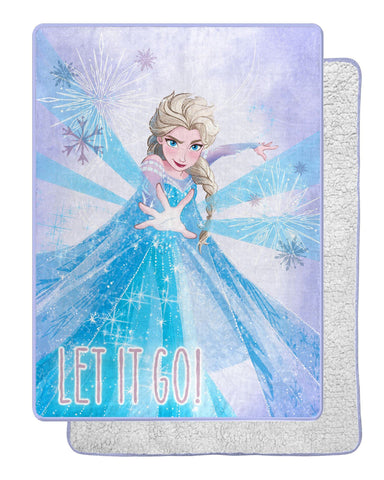 Northwest Frozen Silk Touch Soft Plush Throw Blanket, 60" x 80", Frosted Believe