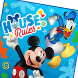 Northwest Mickey Mouse Silk Touch Soft Plush Throw Blanket, 60" x 80", Buddies Rule