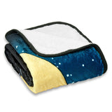 Northwest Nightmare Before Christmas Silk Touch Soft Plush Throw Blanket, 60" x 80", Starry Night