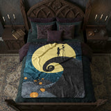 Northwest Nightmare Before Christmas Silk Touch Soft Plush Throw Blanket, 60" x 80", Starry Night