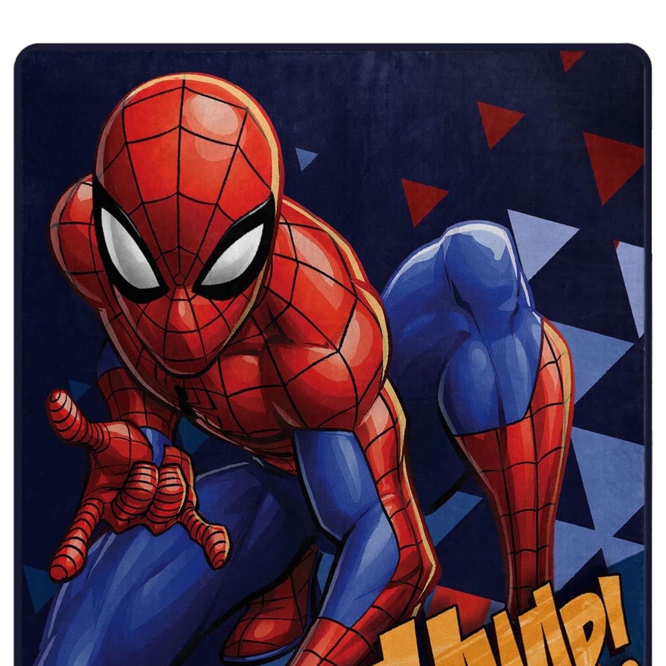 Marvel Spider-Man Blanket Crouched Action Stance Silk Touch Back Throw
