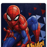 Marvel Spider-Man Blanket Crouched Action Stance Silk Touch Sherpa Back Throw