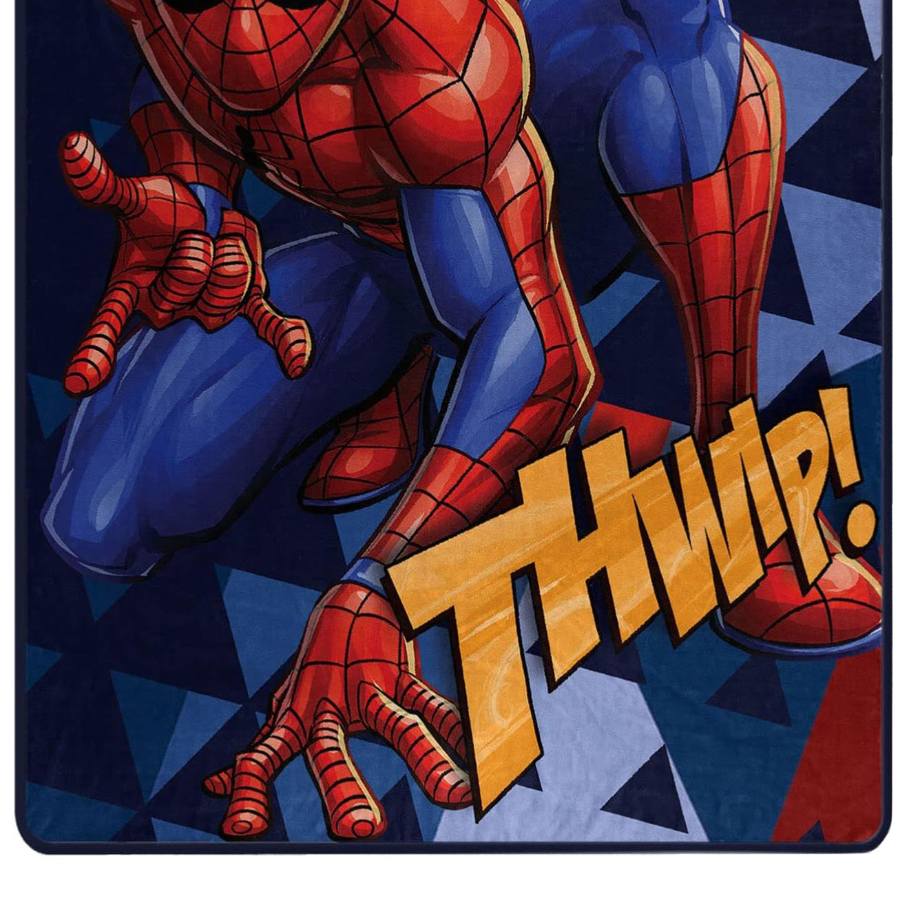 Marvel Spider-Man Blanket Crouched Action Stance Silk Touch Back Throw
