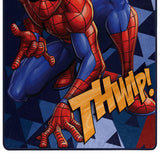 Marvel Spider-Man Blanket Crouched Action Stance Silk Touch Sherpa Back Throw