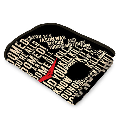 Friday The 13th Jason Vorhees Big Talker Micro Raschel Throw Blanket 46"x60"