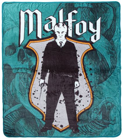 Harry Potter Draco Malfoy Character Silk Touch Throw Blanket 50" x 60"