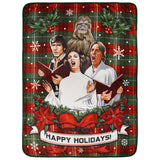 Star Wars Holiday Chorus Carolers Plush Throw Blanket 46" x 60" (117cm x 152cm)