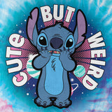 Disney Lilo & Stitch Blanket Cute But Weird Tie Dye Micro Raschel Throw 60"x45"