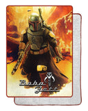 Star Wars - Book of Boba Fett Silk Touch Throw Blanket, 60" x 80", Boba Lives