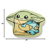 Star Wars The Mandalorian Frog Friends Soft Plush Travel Cloud Pillow