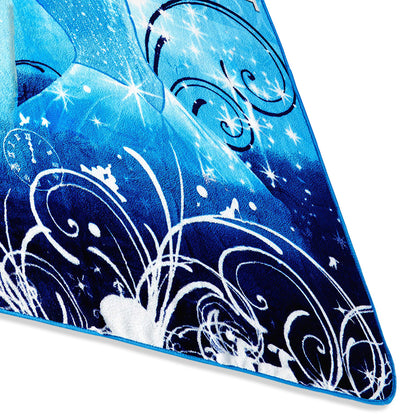 Disney Princess Cinderella Blanket Time To Shine Plush Lap Throw 46" X 60"