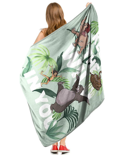 Northwest Jungle Book Micro Raschel Throw Blanket, 46" x 60", Wild in You