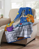 Disney's Lady & The Tramp Blanket  Dinner For Two Plush Throw 46" x 60"