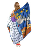 Disney's Lady & The Tramp Blanket  Dinner For Two Plush Throw 46" x 60"